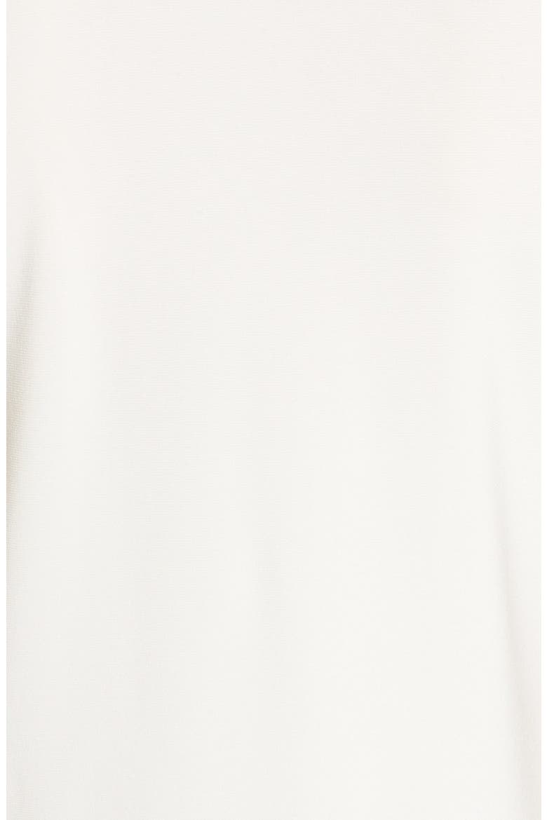 Triple Pleat V-Neck Jersey Top, Alternate, color, WHITE