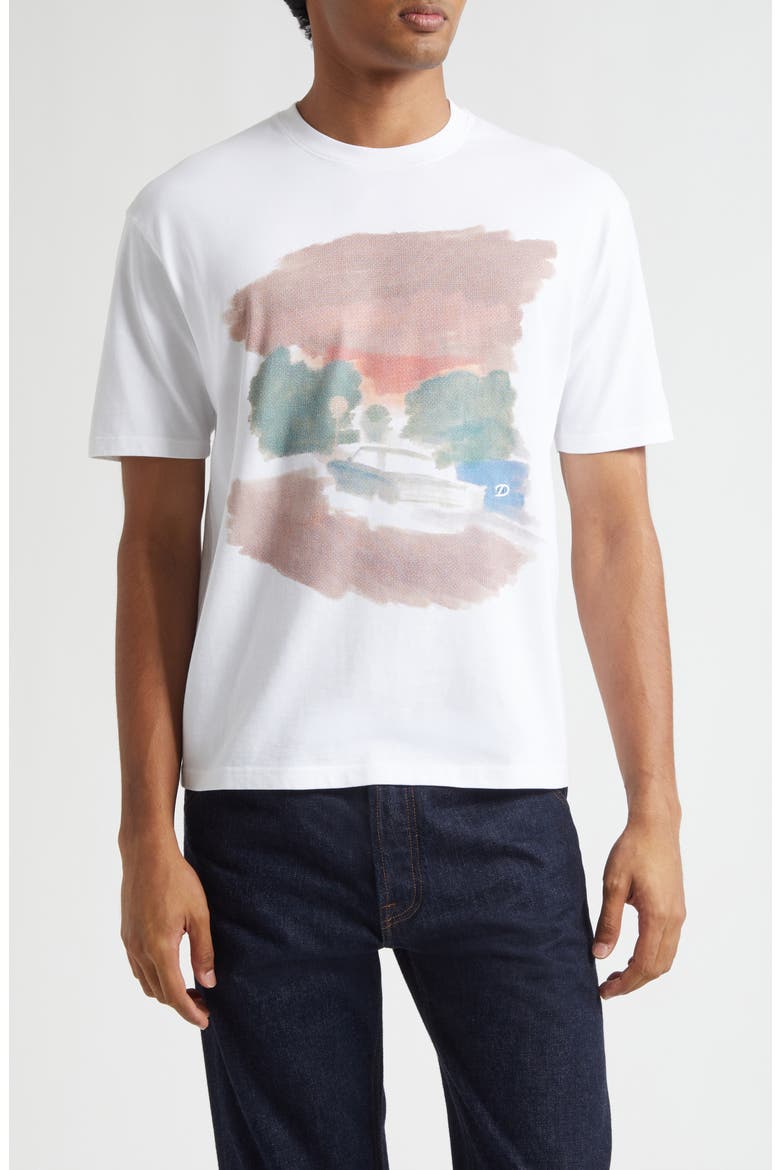 Street Graphic T-Shirt, Main, color, WHITE
