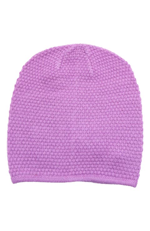 Popcorn Stitch Slouchy Beanie