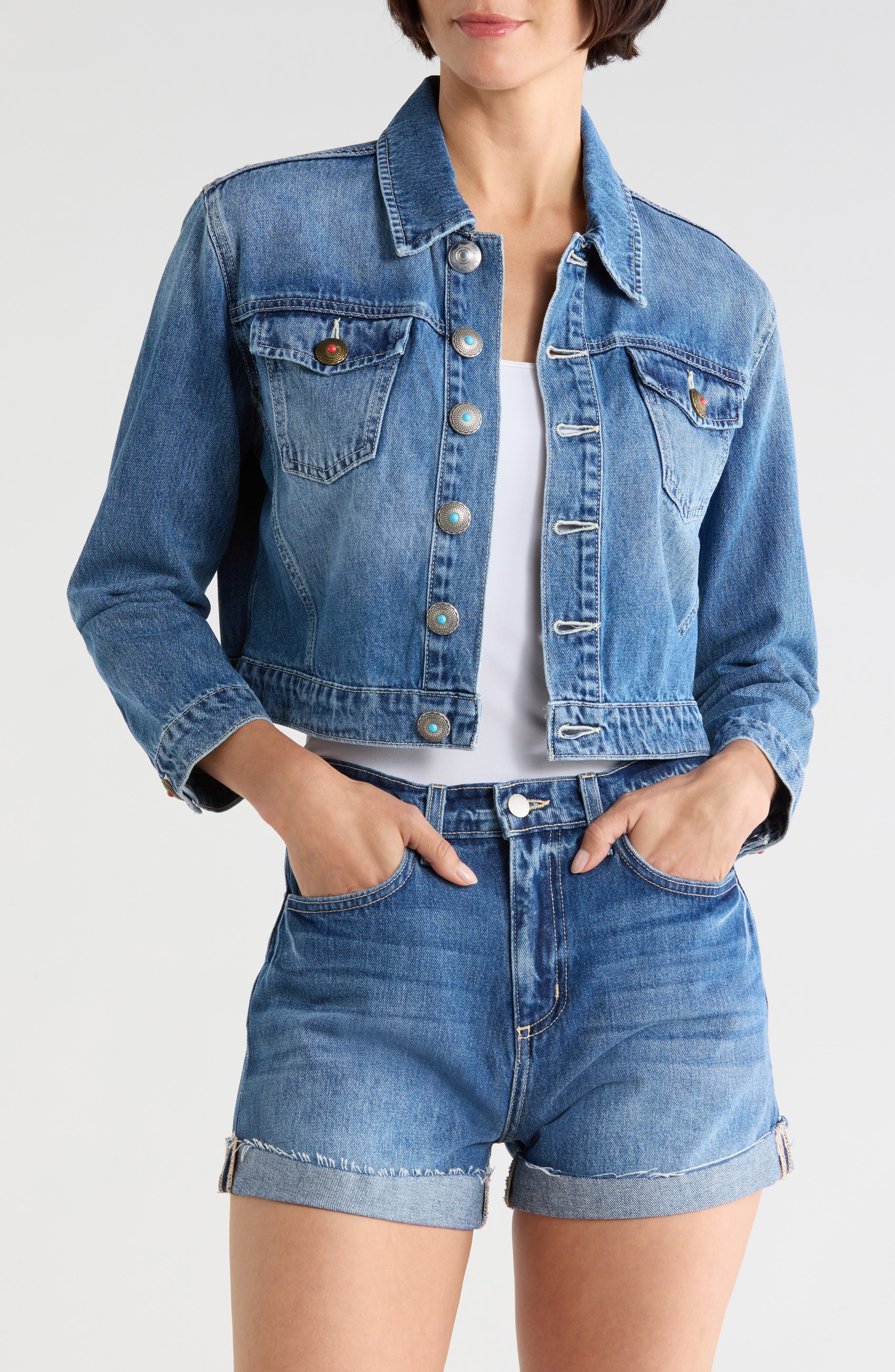 Koda Crop Denim Jacket