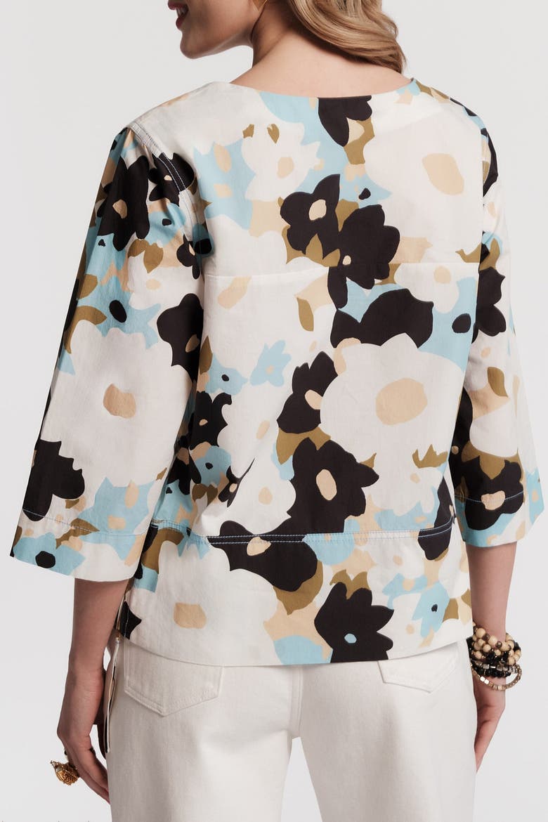 Carly Top Morning Dew, Alternate, color, Blue/Multi
