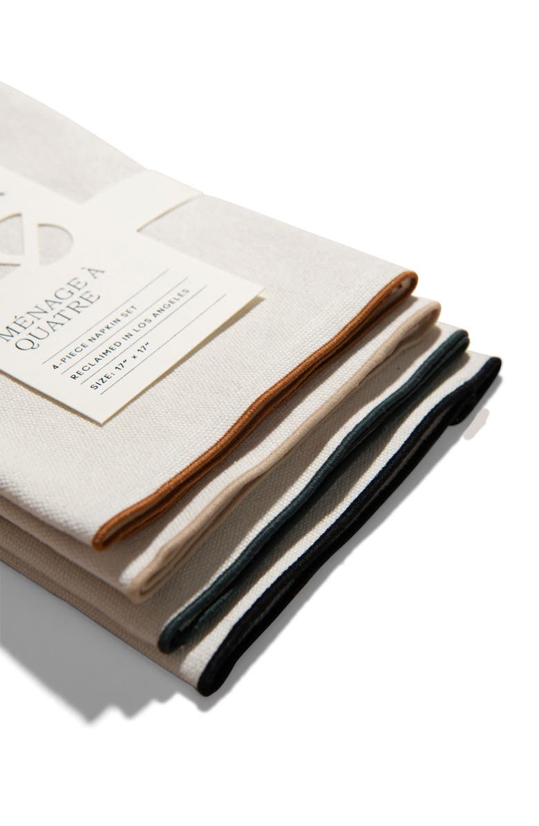 ATELIER SAUCIER Mojave Set of 4 Napkins, Alternate, color, 
