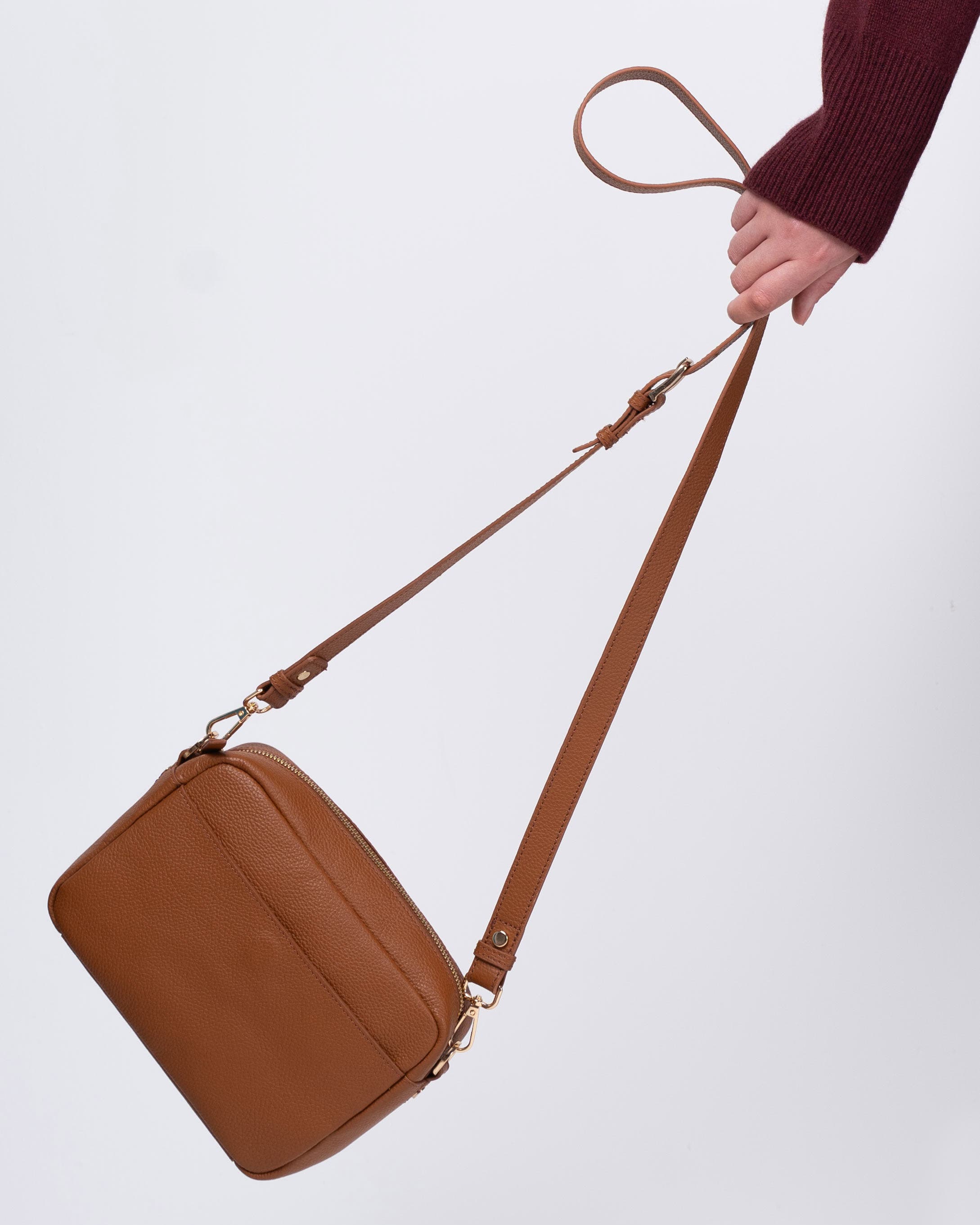 Kettlewell Leather Cross Body Bag, Alternate, color, Tan