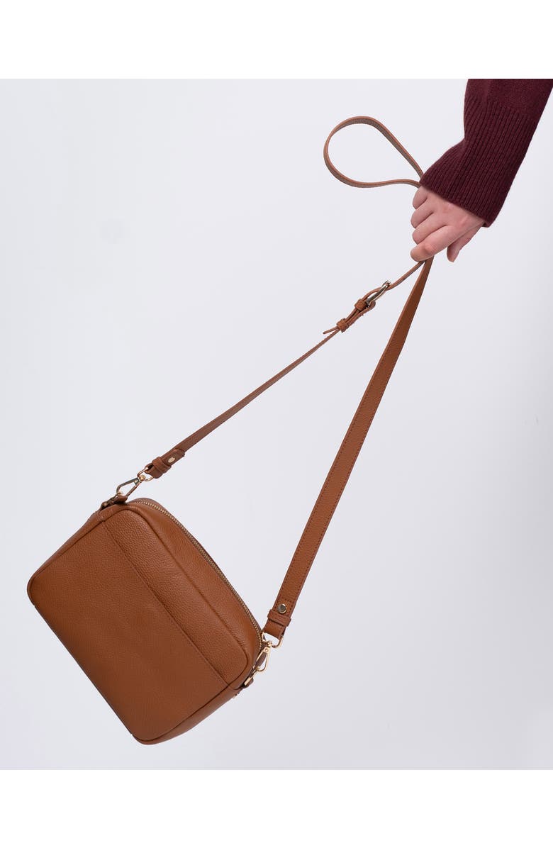 Kettlewell Leather Cross Body Bag, Alternate, color, Tan