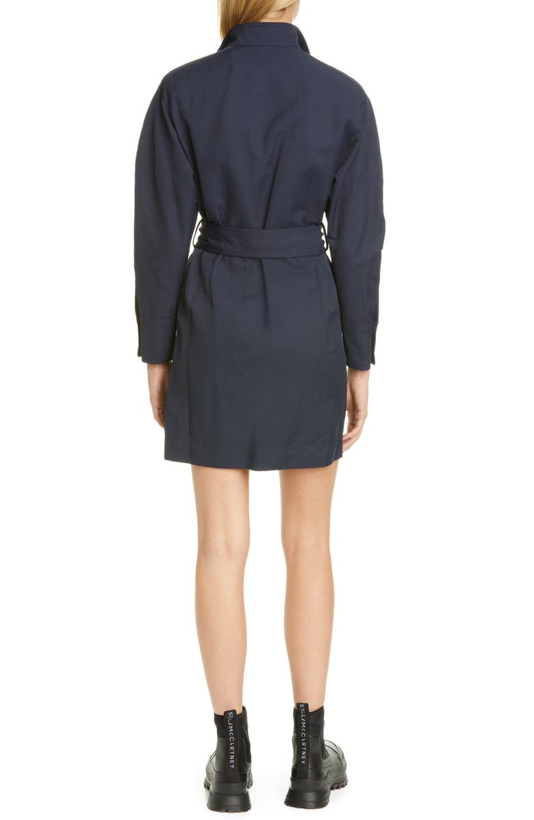 Stella McCartney Twill Coat Dress, Alternate, color, 