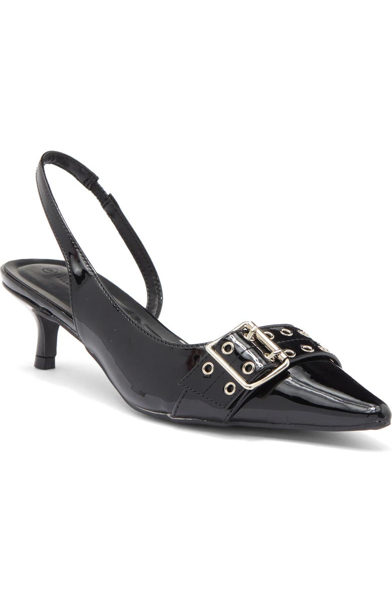 WILD DIVA LOUNGE Aura Kitten Heel Slingback Pump, Main, color,
