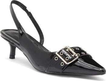 Aura Kitten Heel Slingback Pump