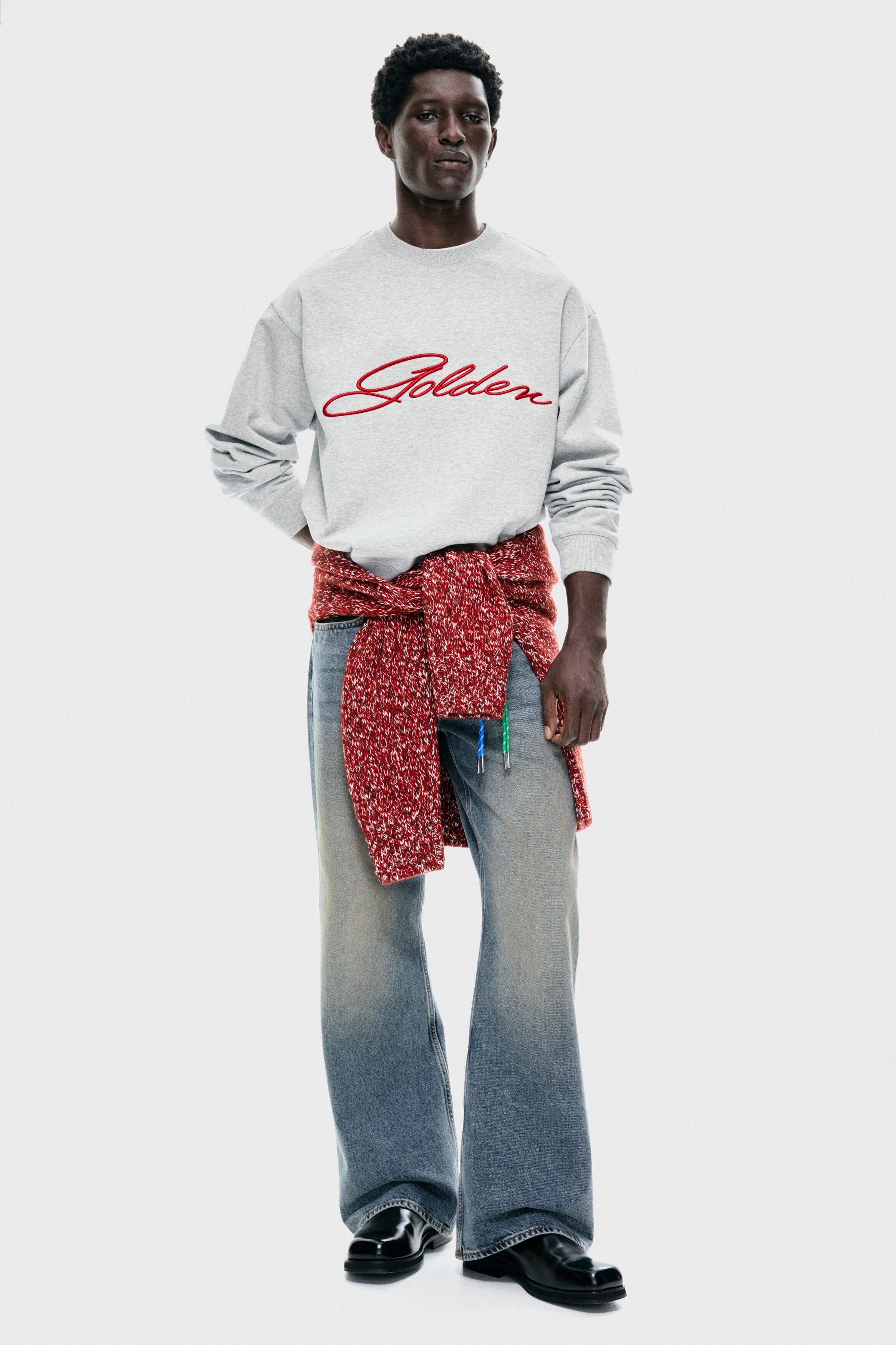 selected Light grey marl/Golden