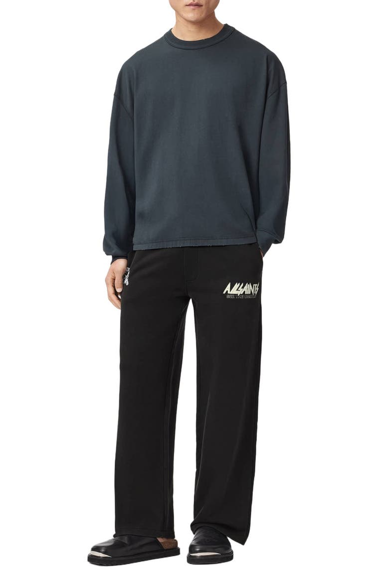 Chromium Cotton Sweatpants, Alternate, color, WASHED BLACK