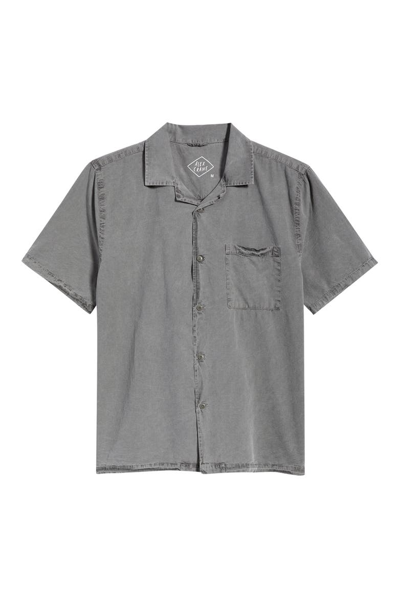 Air Cotton Camp Shirt, Alternate, color, SLATE