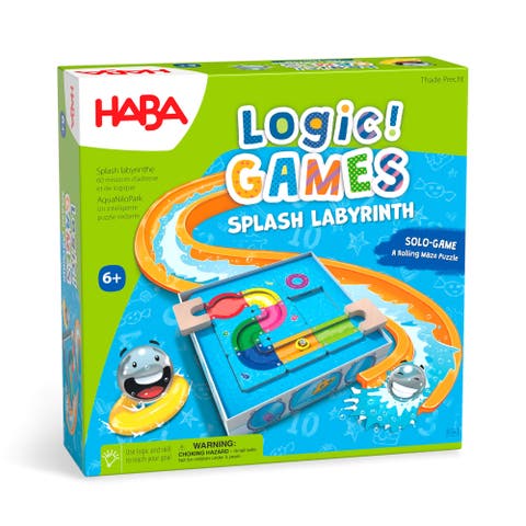 Logic Games Splash Labyrinth Dexterity Maze Game for Kids 6 
Up, STEM Toys for Creative Thinking 
Spatial Awareness