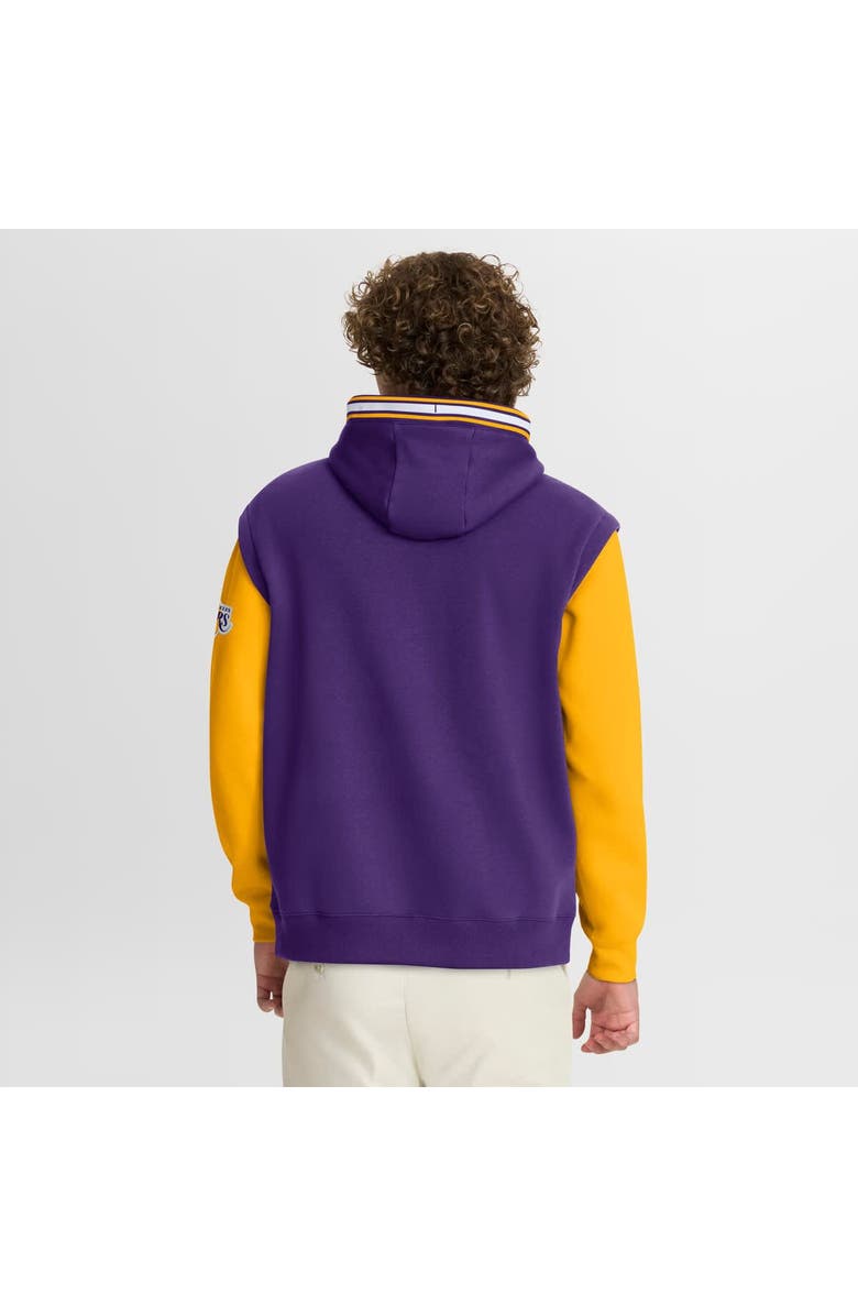 FANATICS Men's Fanatics Purple/Gold Los Angeles Lakers Half Court Shot Clock Fastbreak Hoodie, Alternate, color, Purple