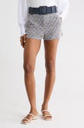 Ramy Brook Kasey Denim & Tweed Minishorts