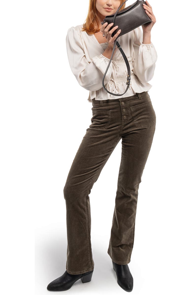 OLD TREND Snapper Genuine Leather Vintage Everyday Crossbody, Alternate, color, Grey