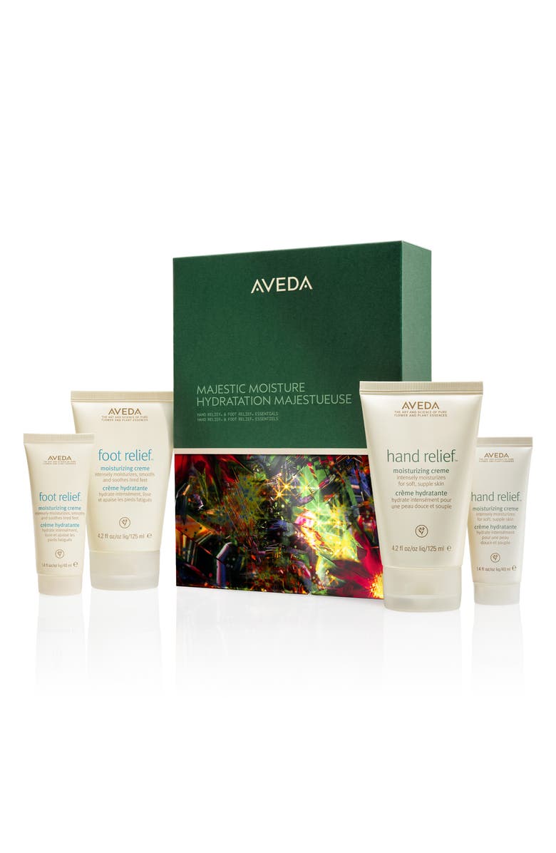 Aveda Majestic Moisture Hand Relief & Foot Relief Essentials Set $78 Value, Main, color, 