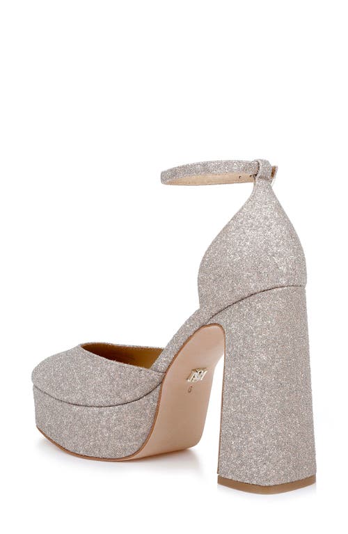 BADGLEY MISCHKA BADGLEY MISCHKA COLLECTION JAYDA ANKLE STRAP PLATFORM PUMP