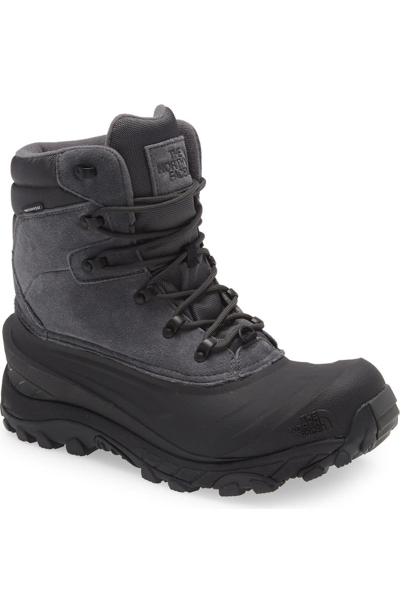 The North Face Chilkat IV Waterproof Insulated Snow Boot, Main, color, Grey/ Black