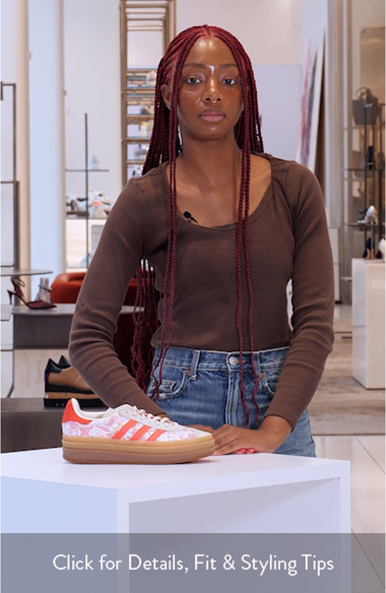 x Liberty London Gazelle Bold Platform Sneaker, sales video thumbnail