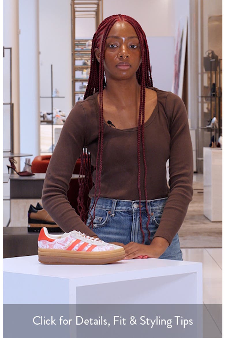 x Liberty London Gazelle Bold Platform Sneaker video