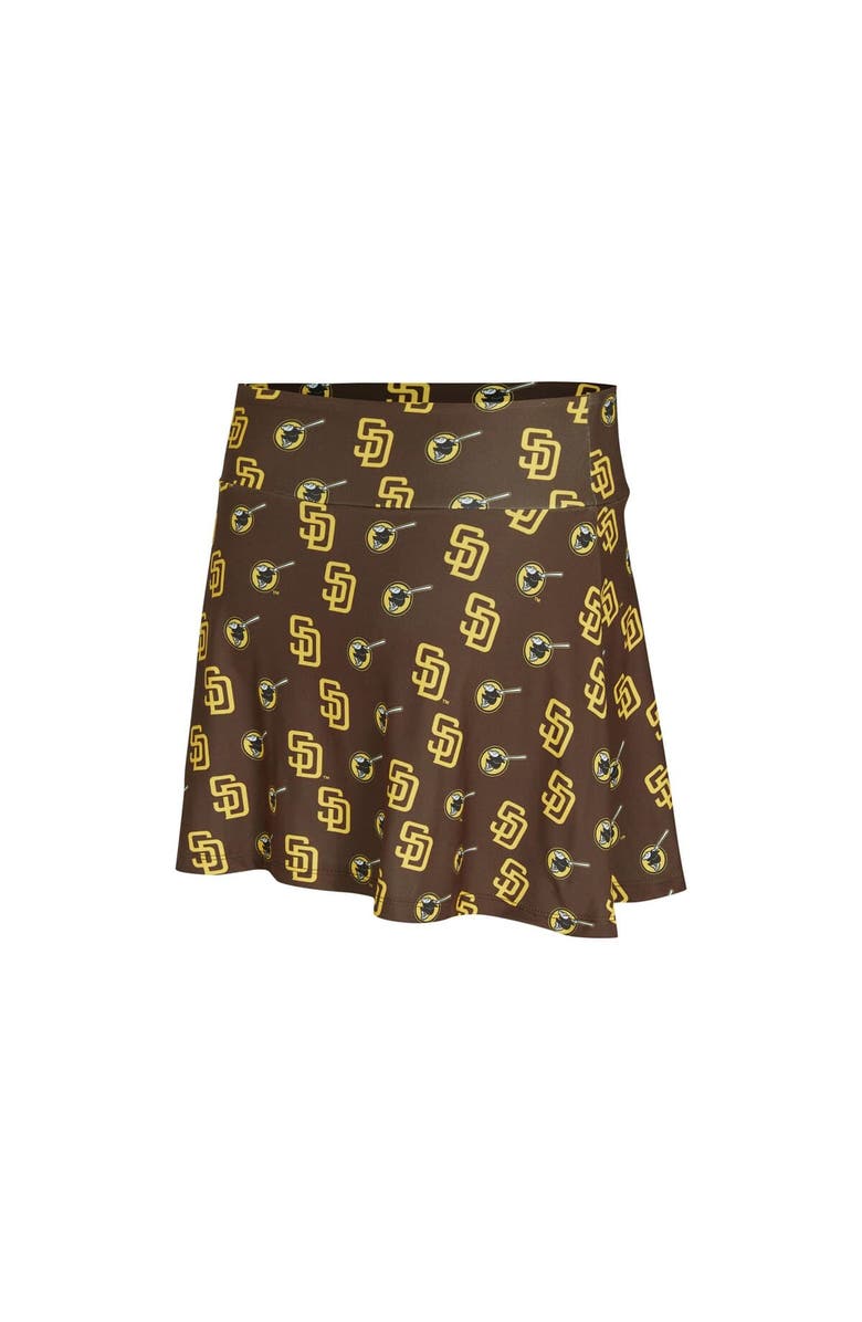 CONCEPTS SPORT Women's Concepts Sport  Brown San Diego Padres Knit Tank Top & Skort Set, Alternate, color, Brown