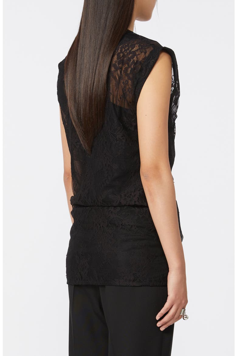Cupola Lace Top, Alternate, color, BLACK