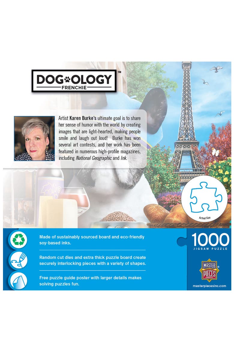 Dogology Frenchie 1000 Piece Puzzle, Alternate, color, Multicolor