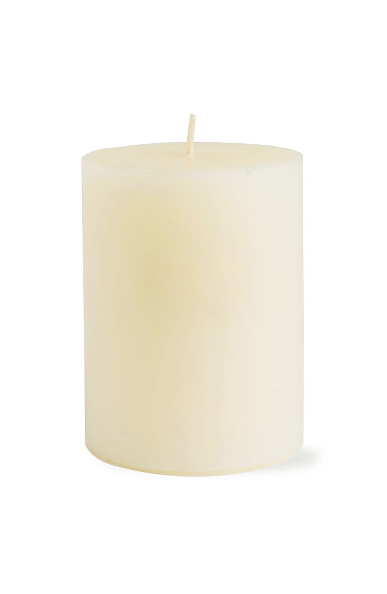 tag Ivory Pillar Candles Unscented Long Burning Set of 6, Alternate, color, Beige