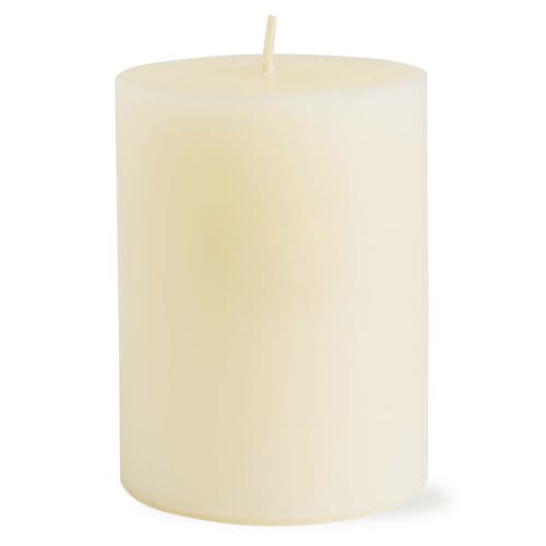 Tag Ivory Pillar Candles Unscented Long Burning Set Of 6 In Neutral
