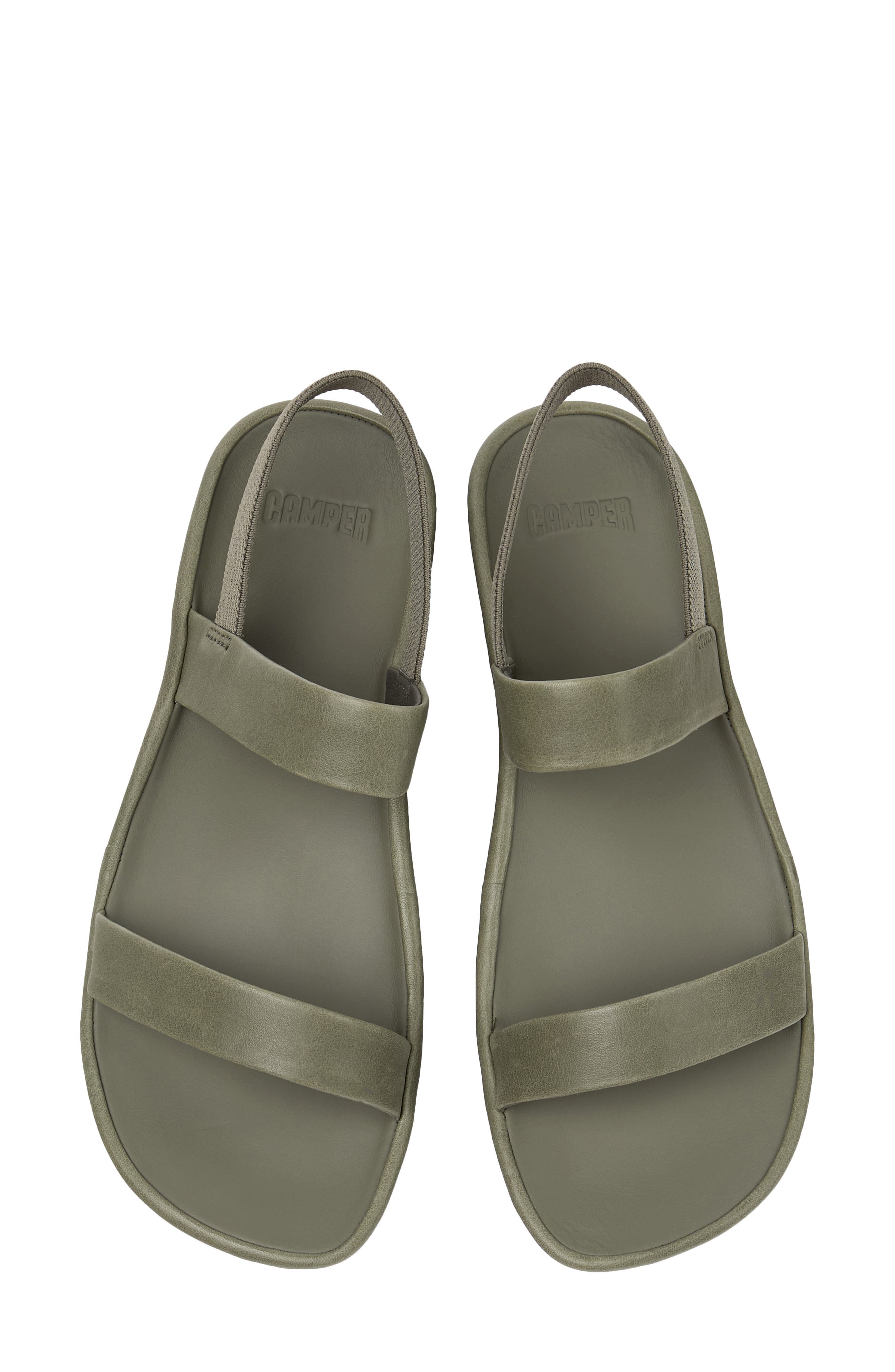Right Isla Slingback Sandal, Alternate, color, MEDIUM GREEN