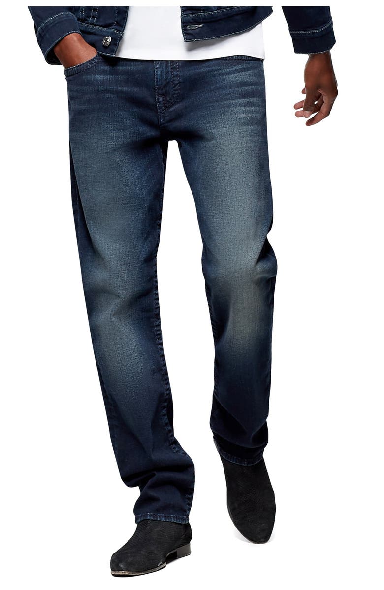 True Religion Geno Big T Slim Fit Flap Pocket Jeans, Main, color,