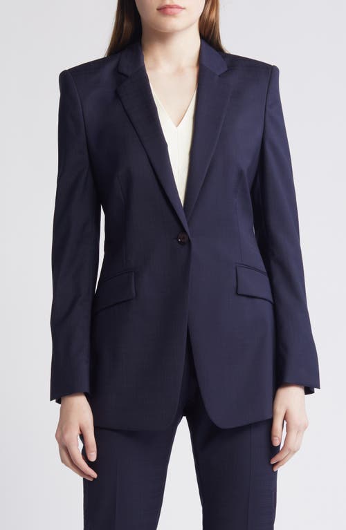 Hugo Boss Janeri Blazer In Sky Captain