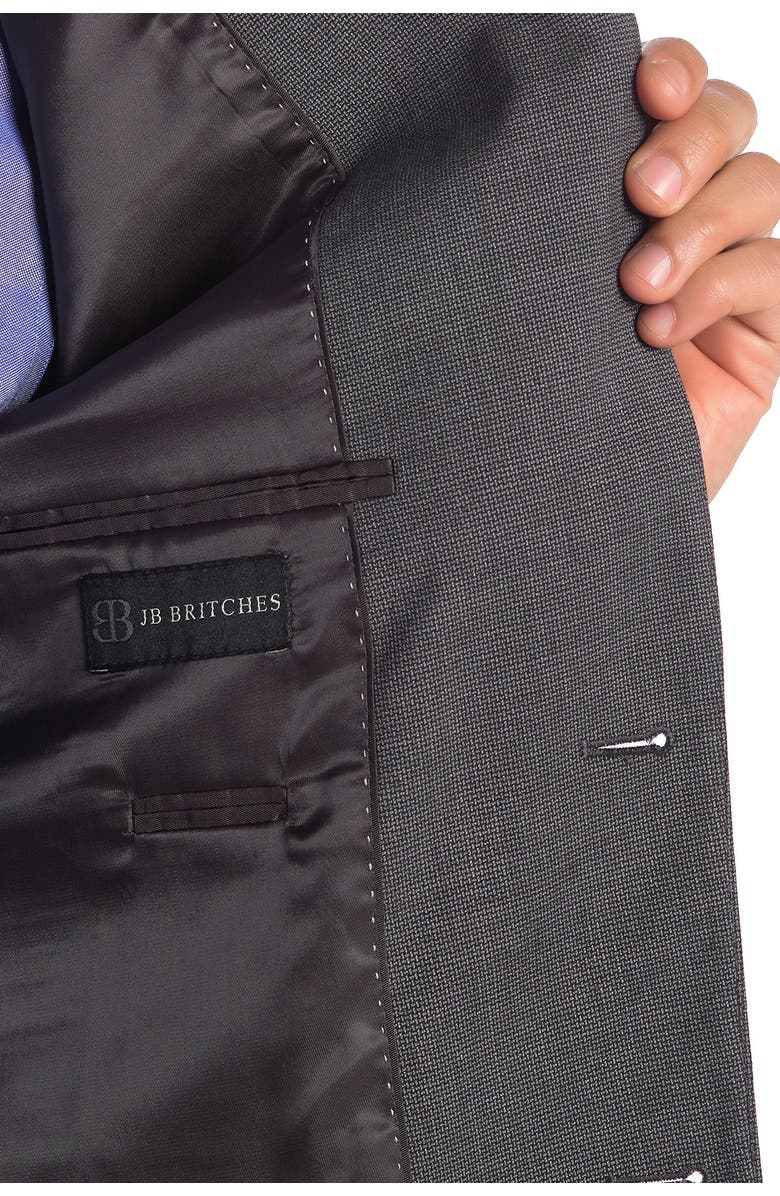 JB Britches Logan Grey Crossbone Two Button Notch Lapel Suit, Alternate, color, 