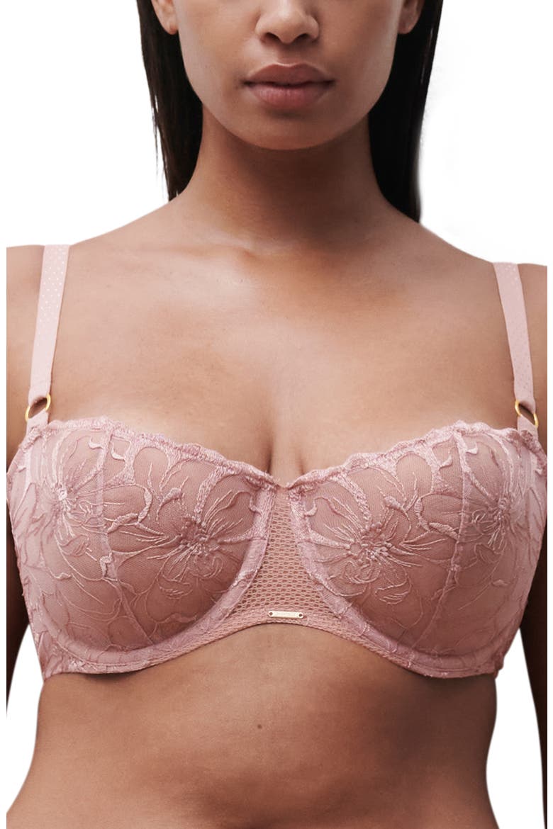 Fleurs Demi Bra, Main, color, AUTHENTIC PINK
