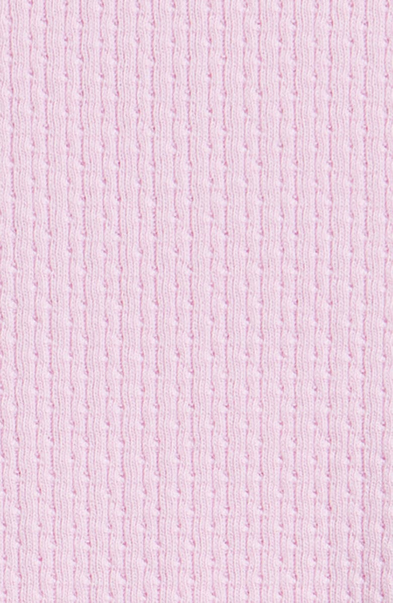 Truce Kids' Waffle Stitch Long Sleeve Top, Alternate, color, Pink