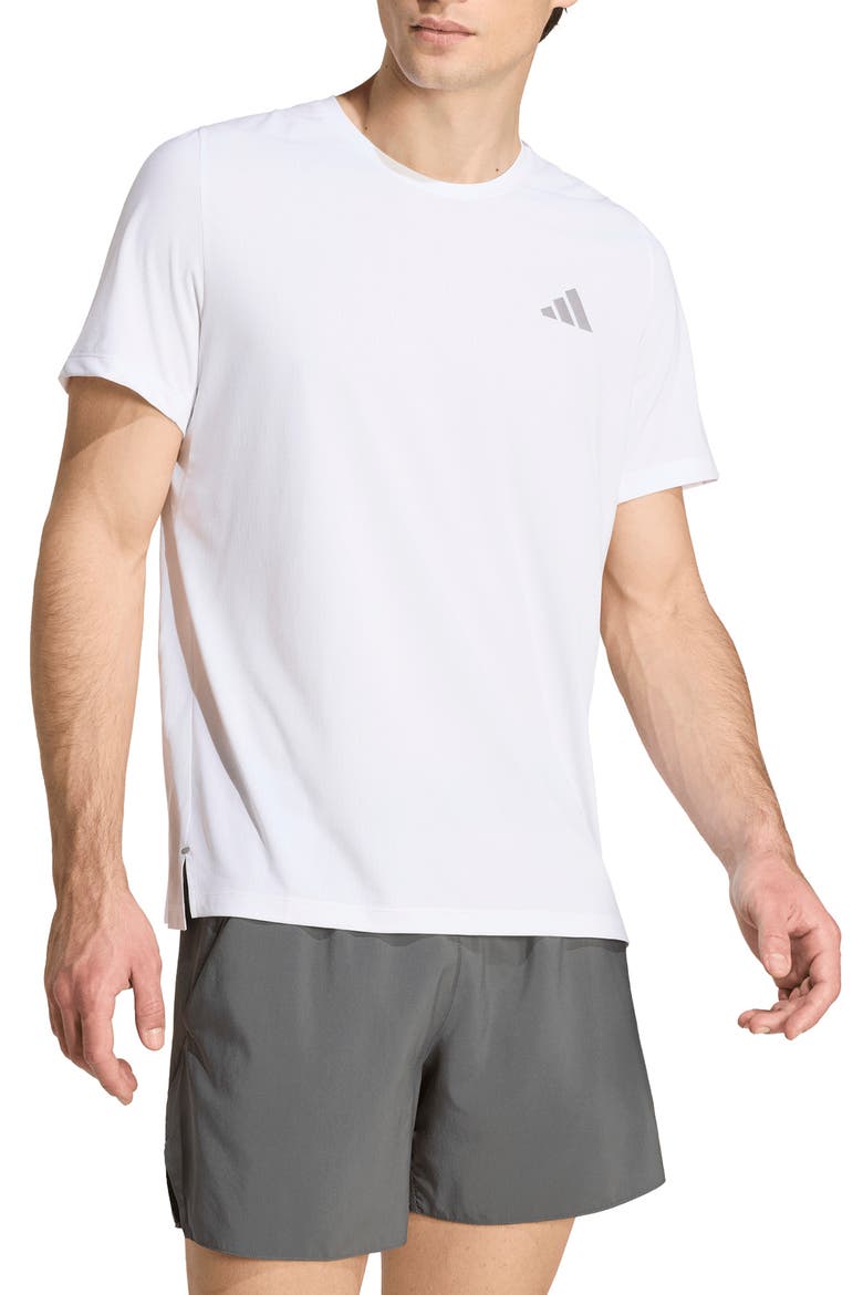 ADI365 Running Climacool Iconic T-Shirt, Main, color, WHITE