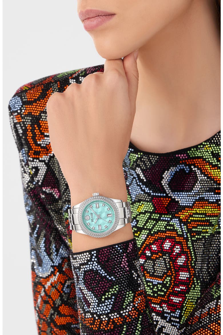 Queen Bracelet Watch, 38mm, Alternate, color, STAINLESS STEEL