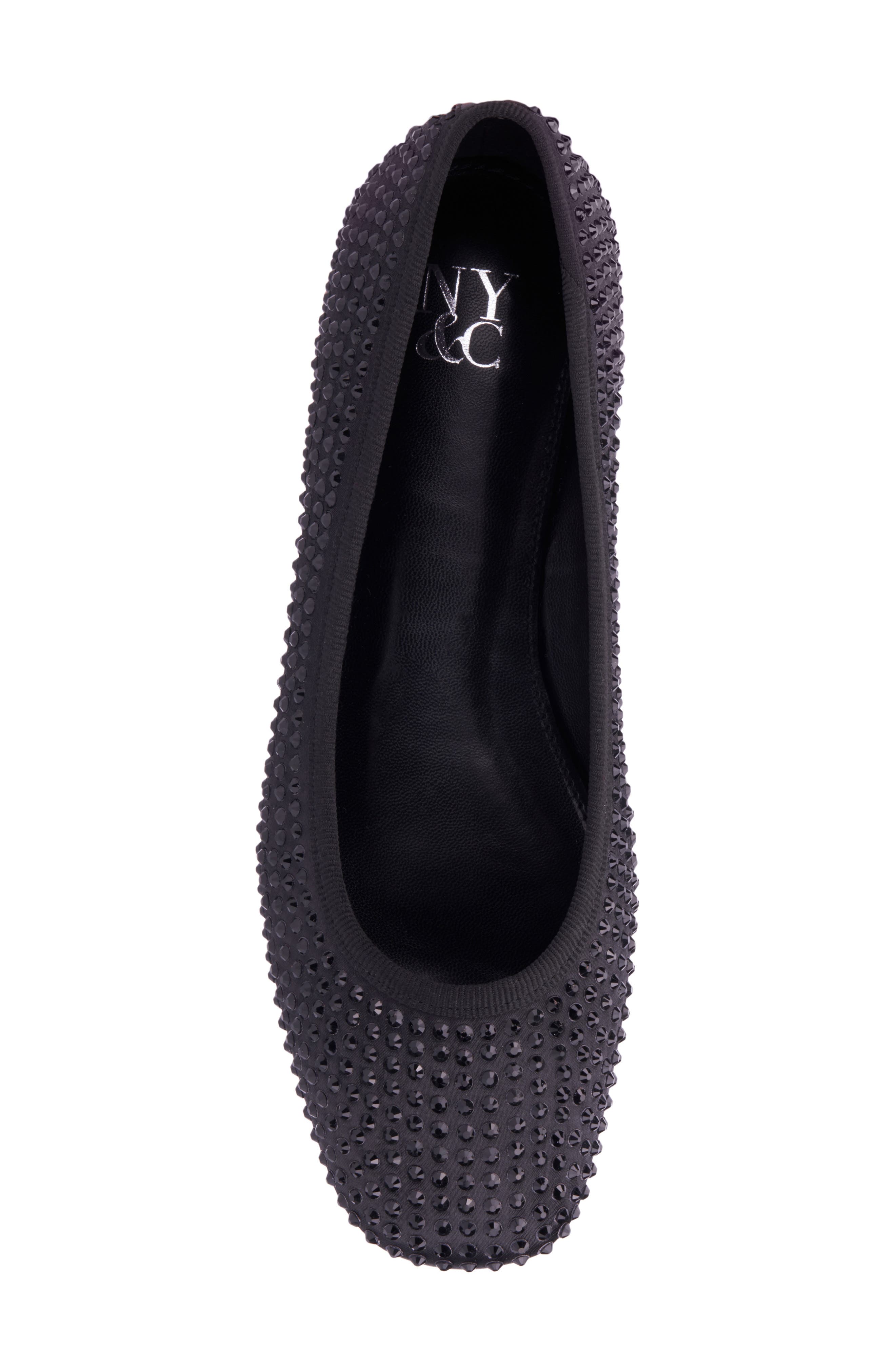 NEW YORK AND COMPANY Palmira Flat, Alternate, color, Black