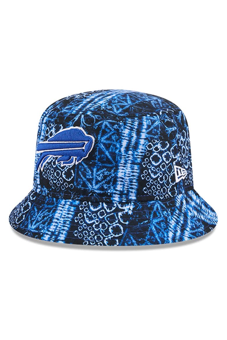 Men's New Era Royal Buffalo Bills Shibori Bucket Hat, Main, color, Royal
