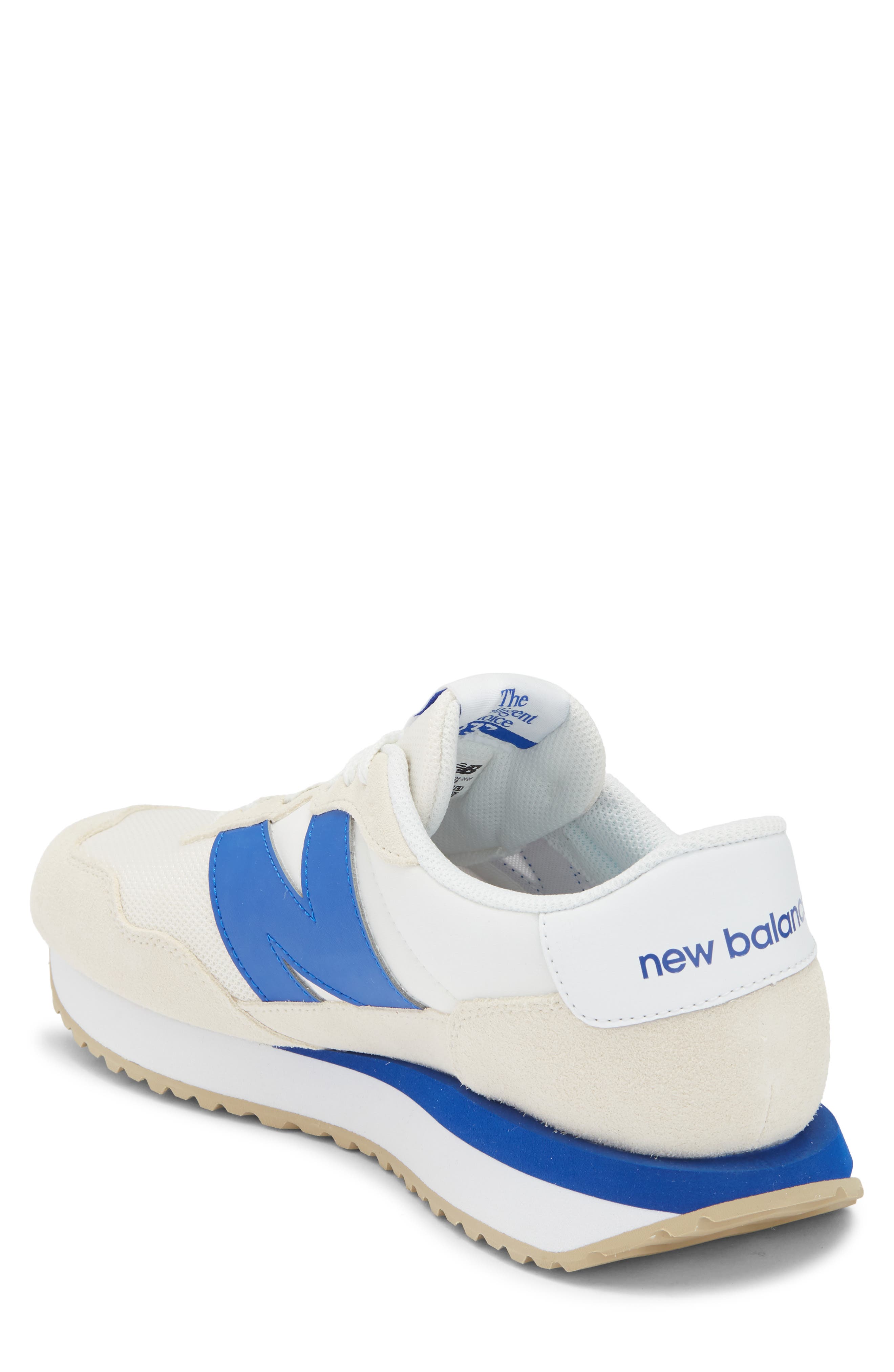 237 Sneaker, Alternate, color, LINEN/ BLUE GEMSTONE
