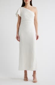 Sam Edelman Draped One-Shoulder Dress