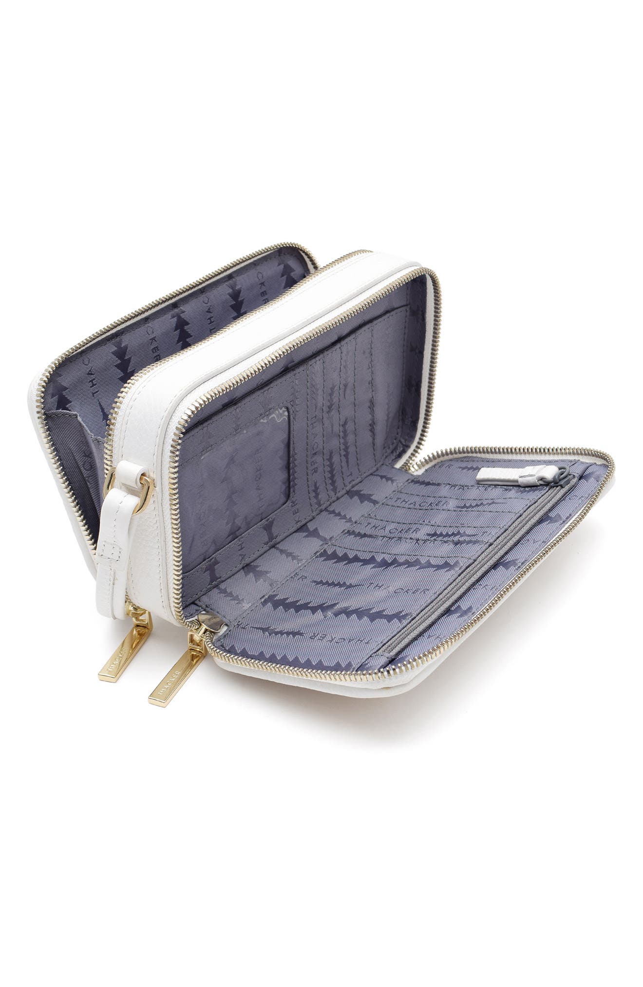 Thacker Riley Woven Crossbody Bag, Alternate, color, Natural/ White