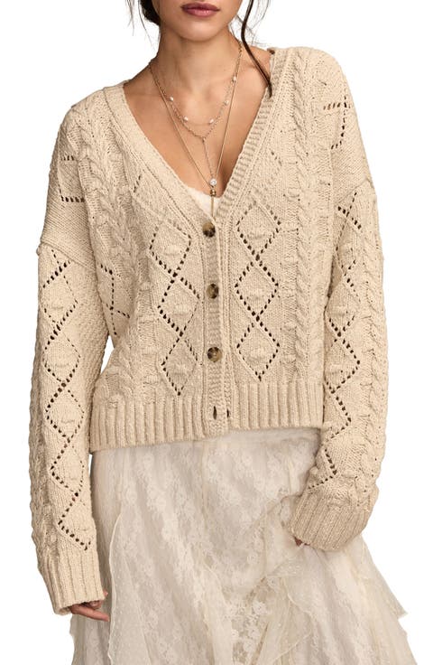Women's Ivory Cable Knit & Fair Isle Sweaters | Nordstrom