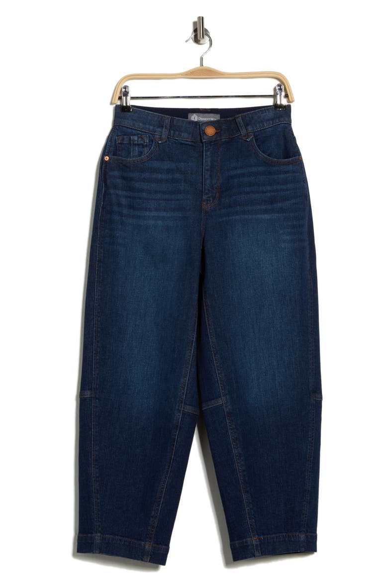 Relaxed Fit Barrel Leg Jeans, Main, color, INDIGO