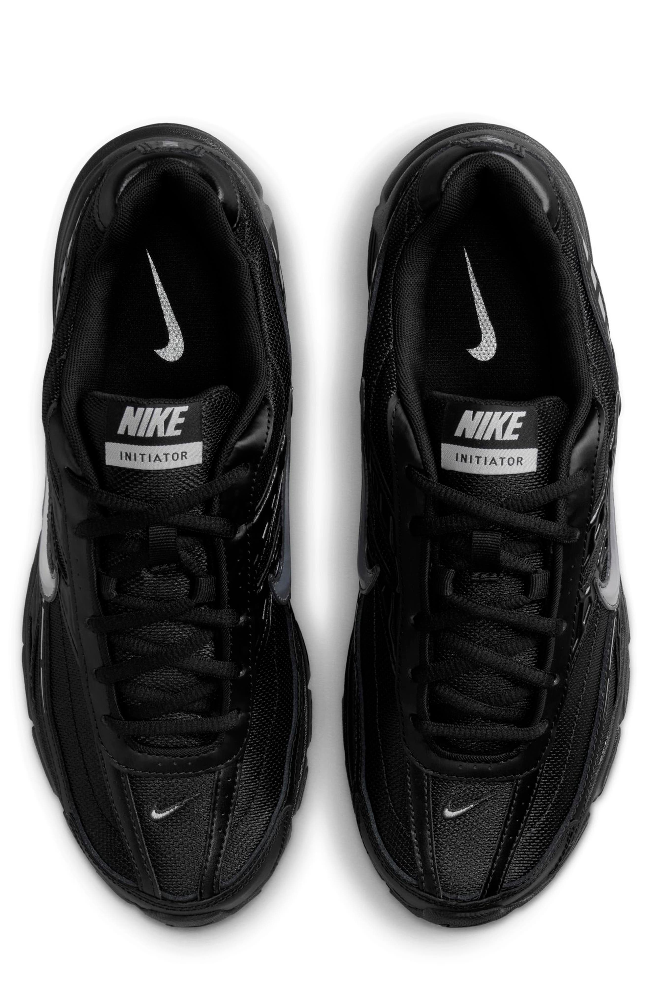 Initiator Running Shoe, Alternate, color, BLACK/ METALLIC SILVER