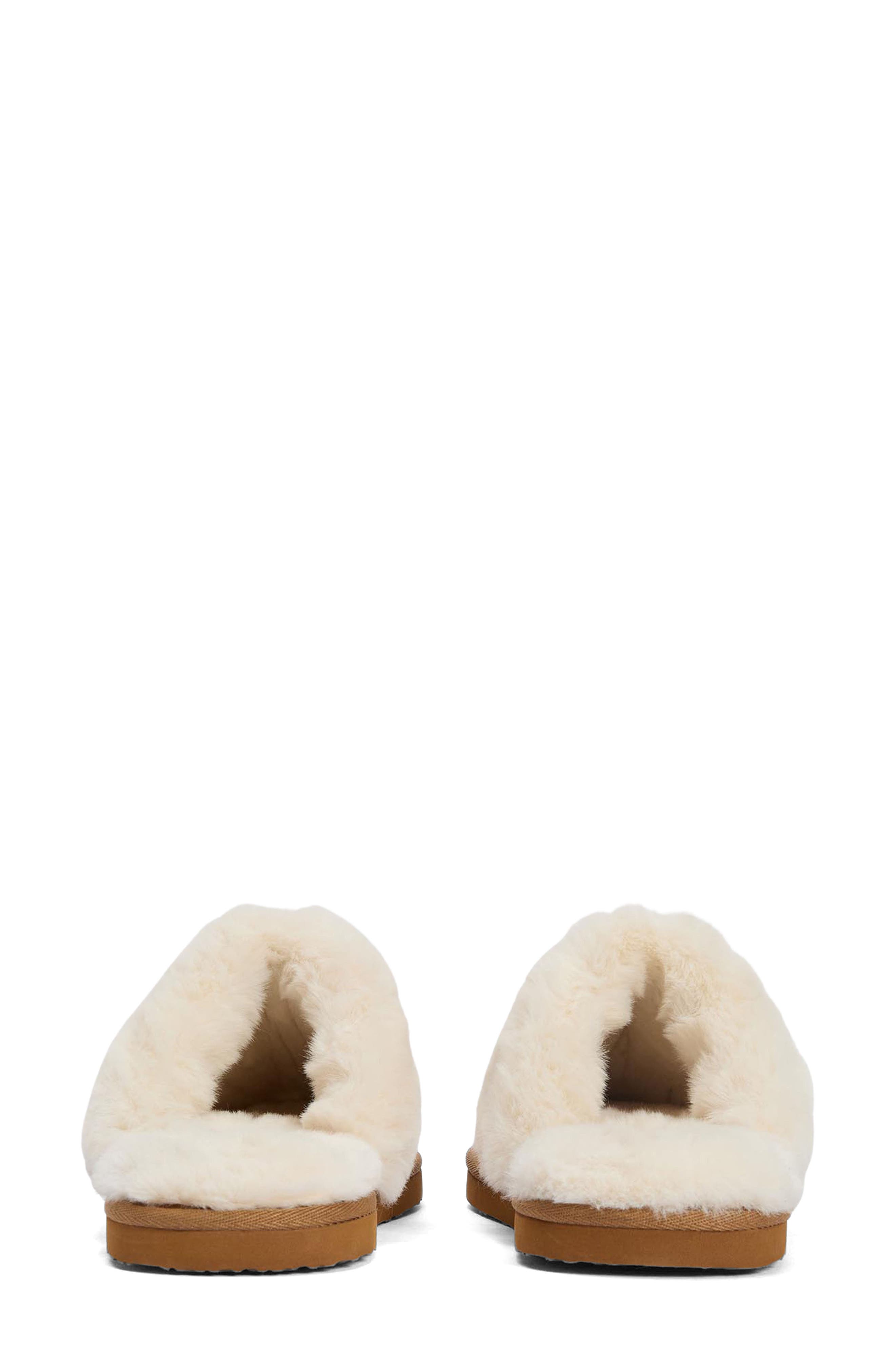 Barbour Claudia Faux Fur Lined Scuff Slipper, Alternate, color, Hessian Tartan