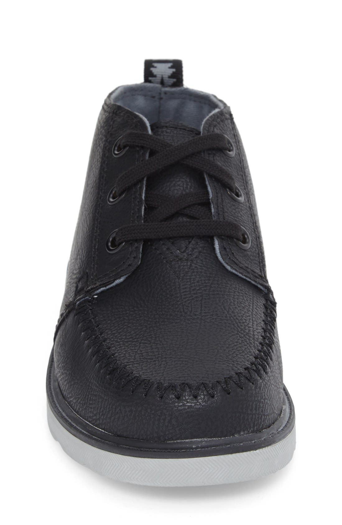Chukka Boot, Alternate, color, BLACK FAUX LEATHER