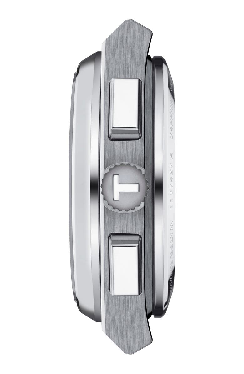 Tissot PRX Chronograph Bracelet Watch, 42mm, Alternate, color, Grey