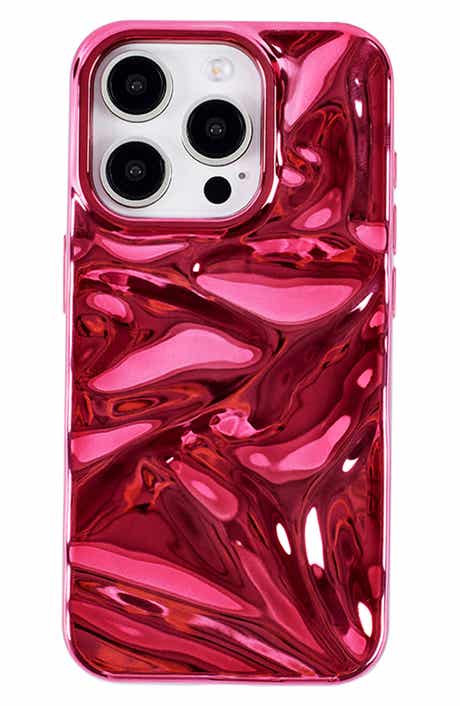 Fuchsia Crinkle iPhone 15 Pro Max Case