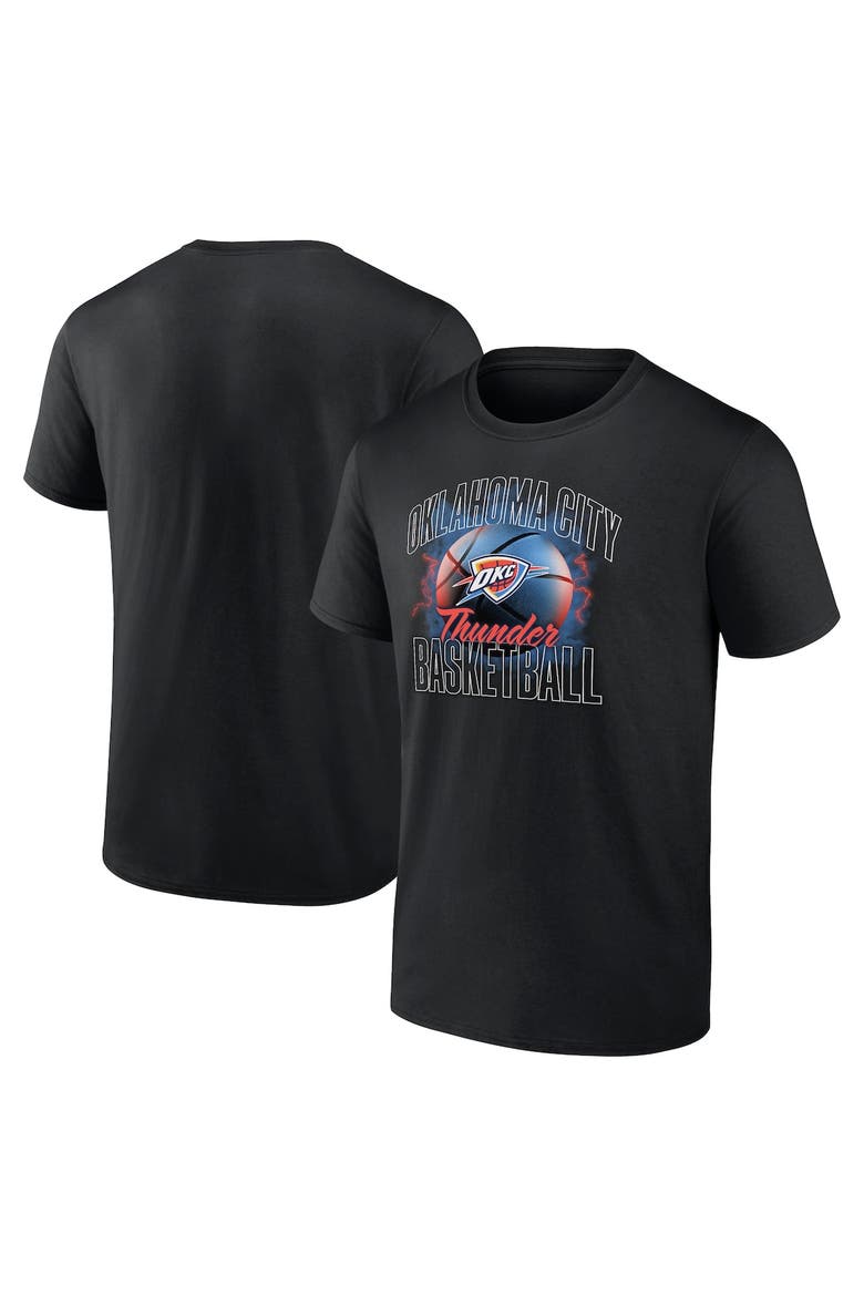 Men's Fanatics Branded Black Oklahoma City Thunder Match Up T-Shirt, Main, color, Black