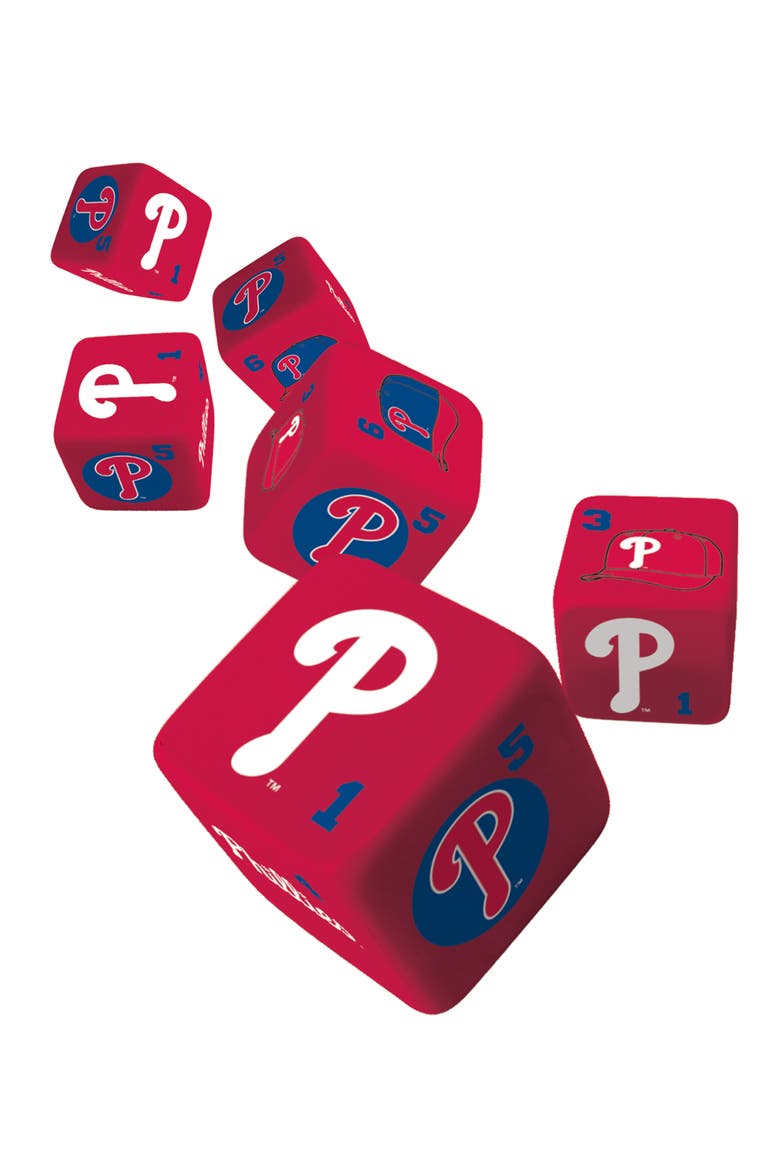 Philadelphia Phillies Dice Set - 19mm, Alternate, color, Multicolor
